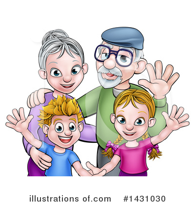 Grandparents Clipart #1431030 by AtStockIllustration