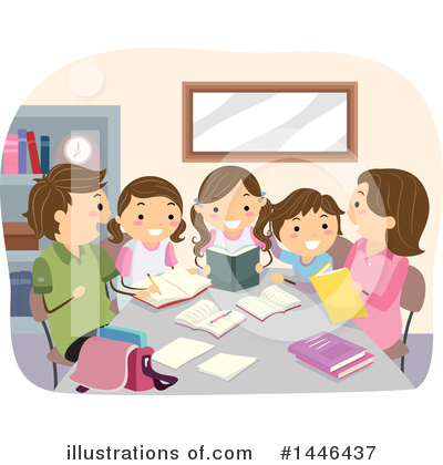 Home School Clipart #1446437 by BNP Design Studio
