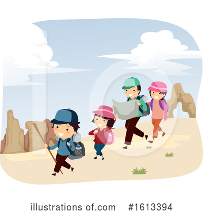 Hiking Clipart #1613394 by BNP Design Studio