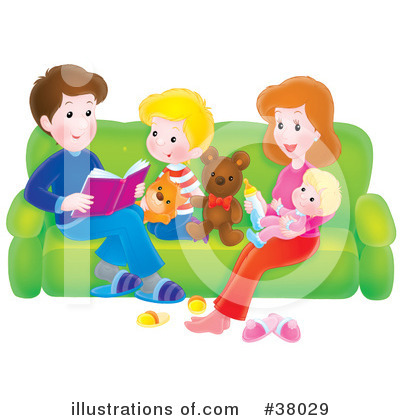 Royalty-Free (RF) Family Clipart Illustration by Alex Bannykh - Stock Sample #38029