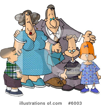 Royalty-Free (RF) Family Clipart Illustration by djart - Stock Sample #6003