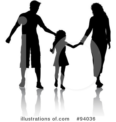 Royalty-Free (RF) Family Clipart Illustration by KJ Pargeter - Stock Sample #94036