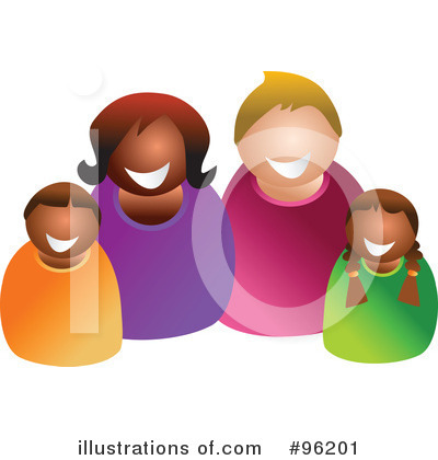 Royalty-Free (RF) Family Clipart Illustration by Prawny - Stock Sample #96201