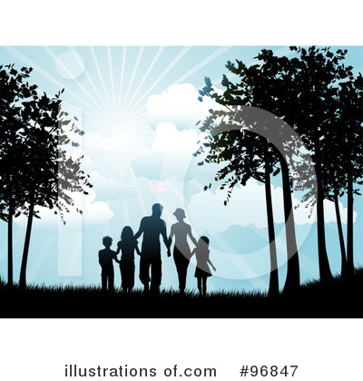 Royalty-Free (RF) Family Clipart Illustration by KJ Pargeter - Stock Sample #96847