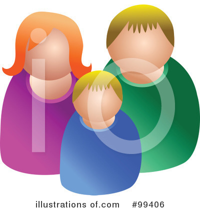 Royalty-Free (RF) Family Clipart Illustration by Prawny - Stock Sample #99406