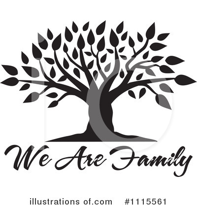 Royalty-Free (RF) Family Tree Clipart Illustration by Johnny Sajem - Stock Sample #1115561