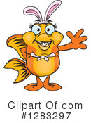 Fancy Goldfish Clipart #1283297 by Dennis Holmes Designs