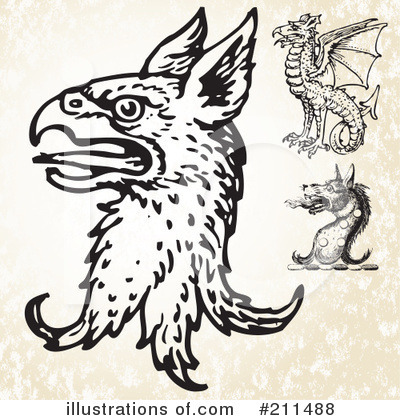 Royalty-Free (RF) Fantasy Clipart Illustration by BestVector - Stock Sample #211488