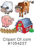 Farm Animals Clipart #1054237 by visekart