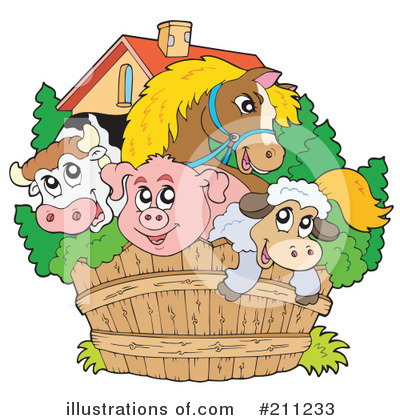 Farm Animals Clipart #211233 by visekart
