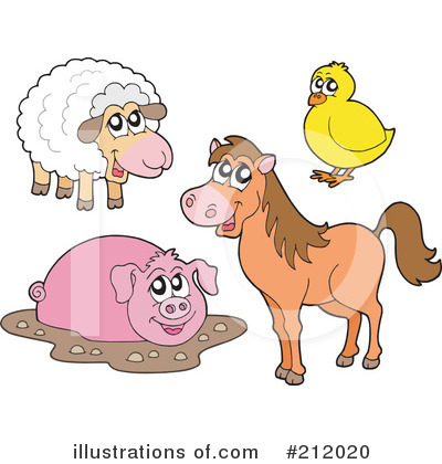 Farm Animal Clipart #212020 by visekart