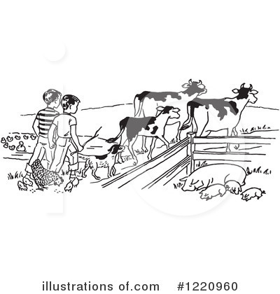 Royalty-Free (RF) Farm Clipart Illustration by Picsburg - Stock Sample #1220960