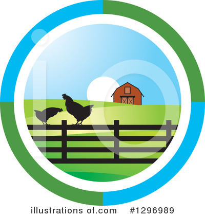 Royalty-Free (RF) Farm Clipart Illustration by Lal Perera - Stock Sample #1296989