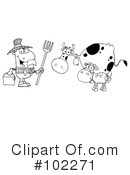 Farmer Clipart #102271 by Hit Toon