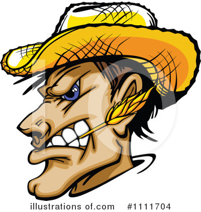 Straw Hat Clipart #1111704 by Chromaco