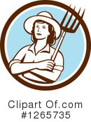 Farmer Clipart #1265735 by patrimonio