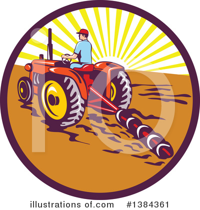 Royalty-Free (RF) Farmer Clipart Illustration by patrimonio - Stock Sample #1384361