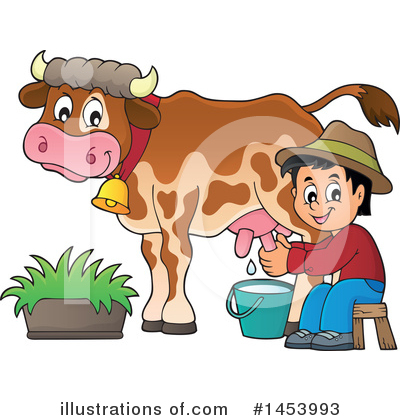 Royalty-Free (RF) Farmer Clipart Illustration by visekart - Stock Sample #1453993
