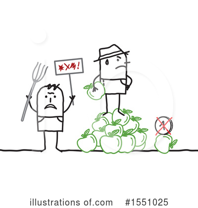 Royalty-Free (RF) Farmer Clipart Illustration by NL shop - Stock Sample #1551025