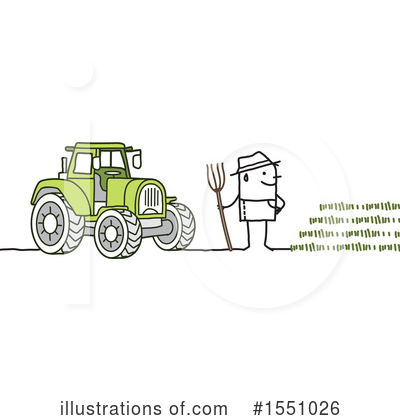 Royalty-Free (RF) Farmer Clipart Illustration by NL shop - Stock Sample #1551026