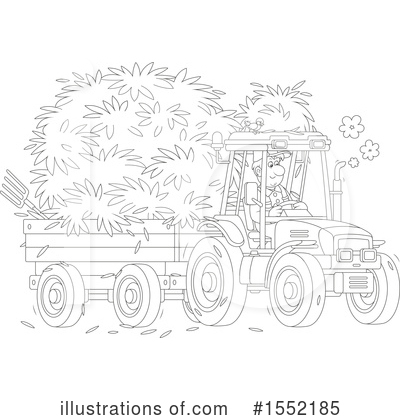 Tractor Clipart #1552185 by Alex Bannykh
