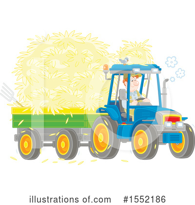 Tractor Clipart #1552186 by Alex Bannykh