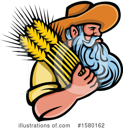Beard Clipart #1580162 by patrimonio