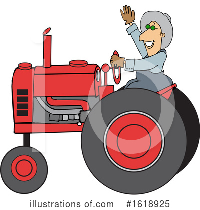 Tractors Clipart #1618925 by djart