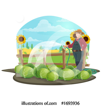Farmer Clipart #1693936 by Vector Tradition SM