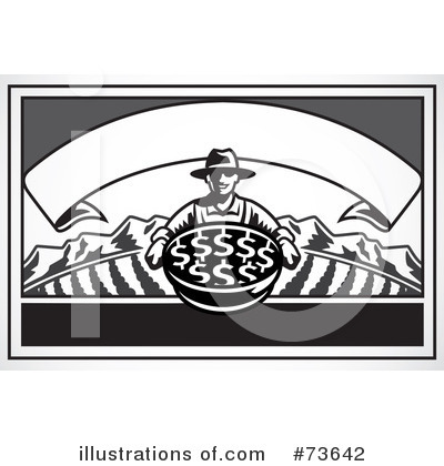 Royalty-Free (RF) Farmer Clipart Illustration by BestVector - Stock Sample #73642