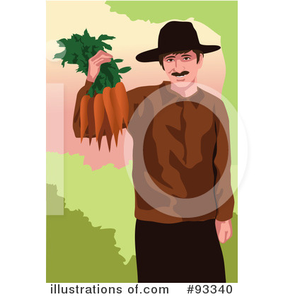 Royalty-Free (RF) Farmer Clipart Illustration by mayawizard101 - Stock Sample #93340