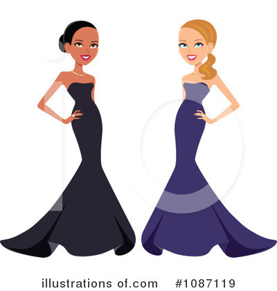 Black Woman Clipart #1087119 by Monica