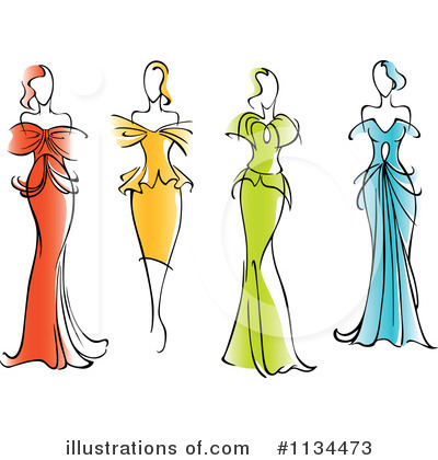 Fashion Clipart #1134473 by Vector Tradition SM