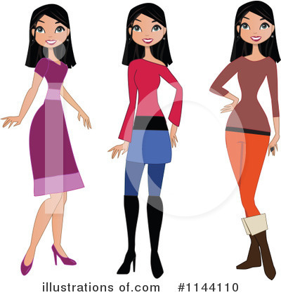 Royalty-Free (RF) Fashion Clipart Illustration by peachidesigns - Stock Sample #1144110