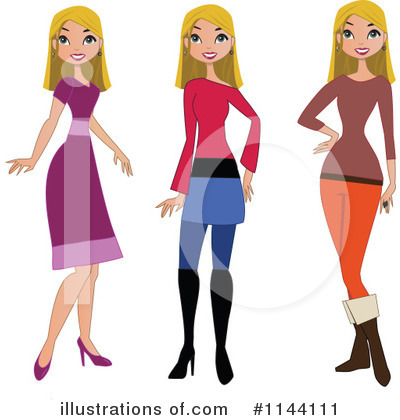 Royalty-Free (RF) Fashion Clipart Illustration by peachidesigns - Stock Sample #1144111