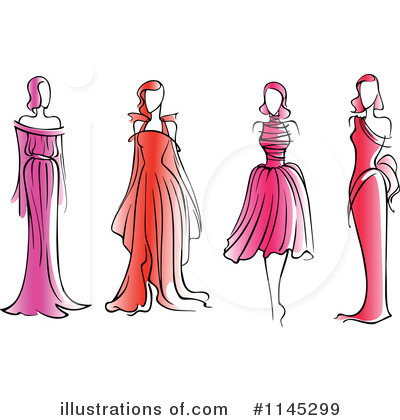 Royalty-Free (RF) Fashion Clipart Illustration by Vector Tradition SM - Stock Sample #1145299