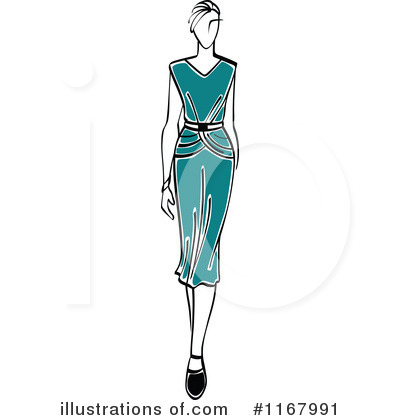 Royalty-Free (RF) Fashion Clipart Illustration by Vector Tradition SM - Stock Sample #1167991