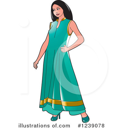Dress Clipart #1239078 by Lal Perera