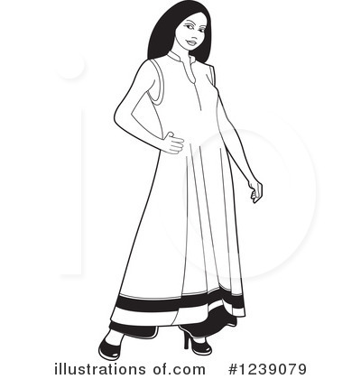 Dress Clipart #1239079 by Lal Perera