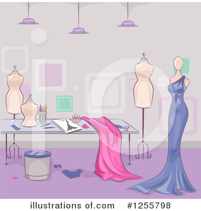 Evening Gown Clipart #1255798 by BNP Design Studio