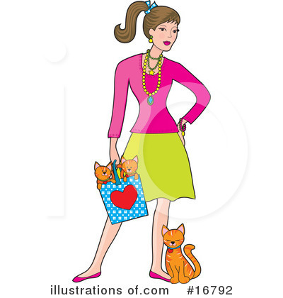Royalty-Free (RF) Fashion Clipart Illustration by Maria Bell - Stock Sample #16792