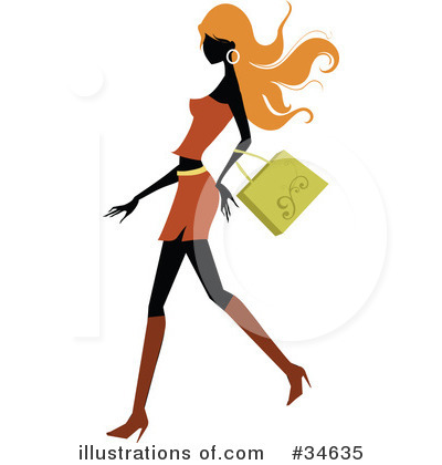Royalty-Free (RF) Fashion Clipart Illustration by OnFocusMedia - Stock Sample #34635