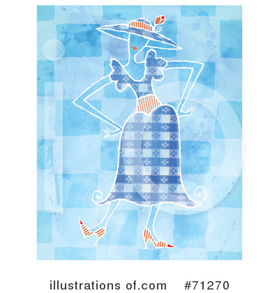 Royalty-Free (RF) Fashion Clipart Illustration by Steve Klinkel - Stock Sample #71270