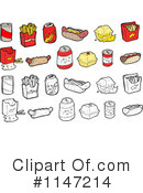 Fast Food Clipart #1147214 by lineartestpilot
