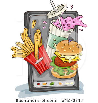 Cheeseburger Clipart #1276717 by BNP Design Studio