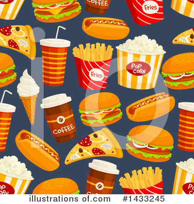 Royalty-Free (RF) Fast Food Clipart Illustration by Vector Tradition SM - Stock Sample #1433245