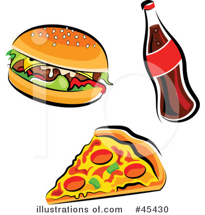 Royalty-Free (RF) Fast Food Clipart Illustration by TA Images - Stock Sample #45430