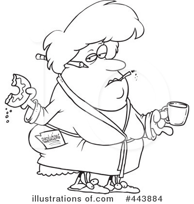 Royalty-Free (RF) Fat Clipart Illustration by toonaday - Stock Sample #443884