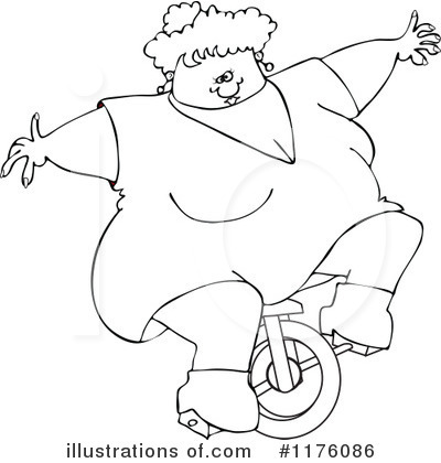 Fat Lady Clipart #1176086 by djart