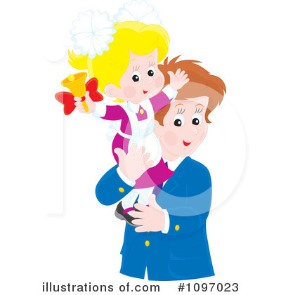 Royalty-Free (RF) Father Clipart Illustration by Alex Bannykh - Stock Sample #1097023